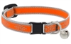Lupine High Lights 1/2" Orange Diamond Cat Safety Collar with Bell