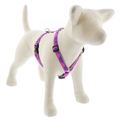 Lupine High Lights 3/4" Pink Paws 12-20" Roman Harness