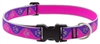 Lupine High Lights 1" Pink Paws 25-31" Adjustable Collar