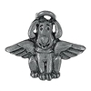 Dog Angel Pin - Pewter