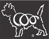 K-Lines Cairn Terrier - Window Decal