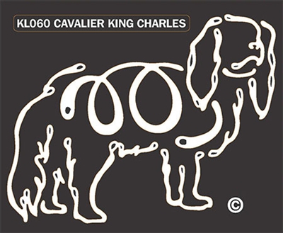 K-Lines Cavalier King Charles - Window Decal