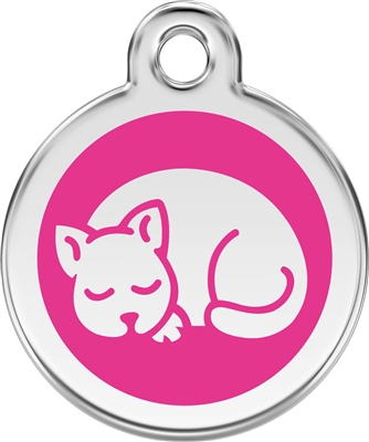 Red Dingo Large Cat Tag - 11 Colors