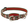 Retired Lupine 1" Christmas Plaid 15-22" Martingale Training Collar