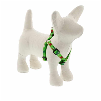 Lupine 1/2" Happy Holidays Green 10-13" Step-in Harness