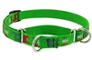 RETIRED Lupine 1" Happy Holidays Green 15-22" Martingale Training Collar