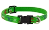 Lupine 1/2" Happy Holidays Green 6-9" Adjustable Collar