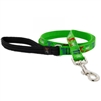 Lupine 3/4" Happy Holidays Green 6' Padded Handle Leash