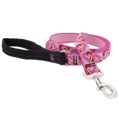 Lupine 1" Lovebirds 6' Long Padded Handle Leash