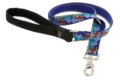 Retired Lupine 1" Moose Mania 4' Long Padded Handle Leash