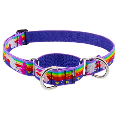 Retired Lupine 1" Magic Unicorn 19-27" Martingale Training Collar