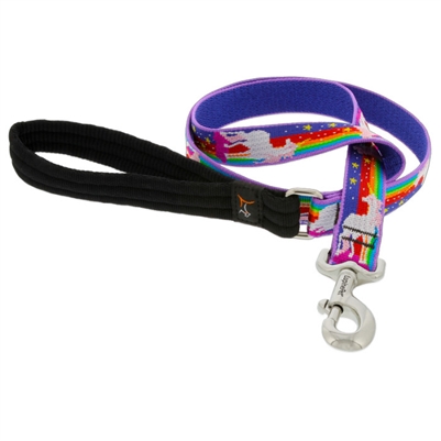 Retired Lupine 1" Magic Unicorn 4' Long Padded Handle Leash