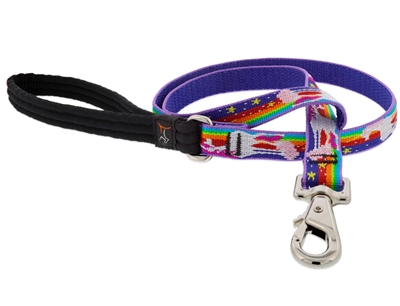 Retired Lupine 3/4" Magic Unicorn 6' Padded Handle Leash