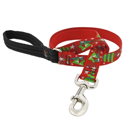 Retired Lupine 1" Noel 4' Long Padded Handle Leash