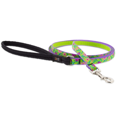 Retired Lupine 1/2" Spring Meadow 4' Padded Handle Leash