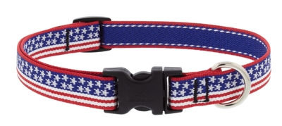 Lupine 3/4" Stars N Stripes 13-22" Adjustable Collar