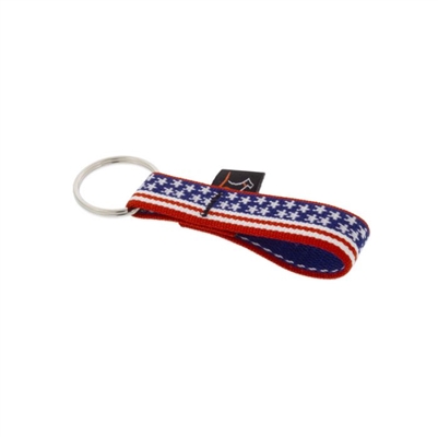 Lupine 3/4" Stars N Stripes Keychain