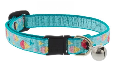 Retired Lupine 1/2" Summer Treat Cat Safety Collar with Bell