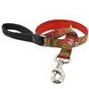 Retired Lupine 1" Ugly Sweater 4' Long Padded Handle Leash