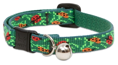 Retired Lupine 1/2" Beetlemania Cat Safety Collar with Bell