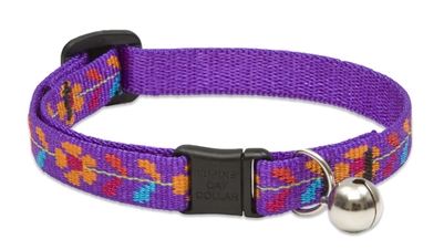 Retired Lupine 1/2" Spring Fling Cat Safety Collar With Bell