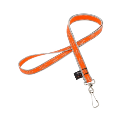 Lupine 1/2" Orange Diamond Lanyard