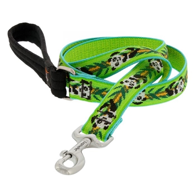 Retired Lupine 1" Panda Land 4' Padded Handle Leash