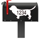 Bassett Hound Vinyl Mailbox Decals Qty. (2) One for Each Side