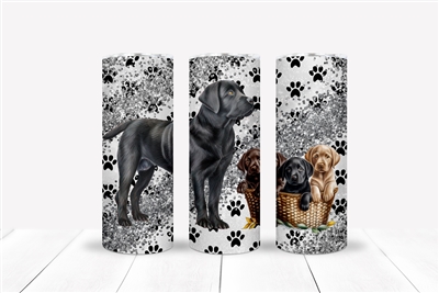 Black Labrador 20 OZ Double Walled Tumbler