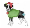 Boxer Christmas Sticker