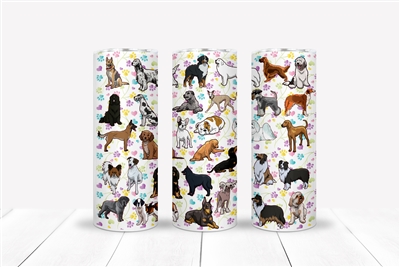 Dog Breeds 20 OZ Double Walled Tumbler