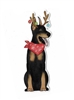 Doberman Christmas Sticker