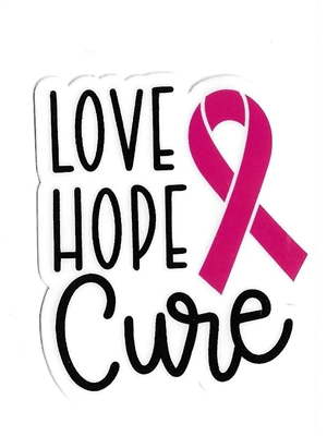 Love Hope Cure Sticker