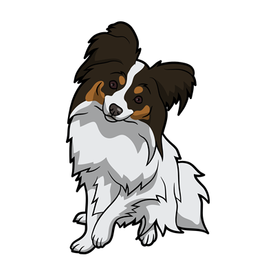 Papillon Sticker