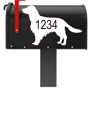 Setter Vinyl Mailbox Decals Qty. (2) One for Each Side