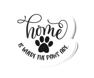 Home is where the Paws are Sticker