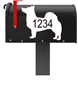 Swedish Vallhund Vinyl Mailbox Decals Qty. (2) One for Each Side