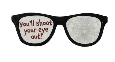 You'll Shoot Your Eye Out Christmas Sticker