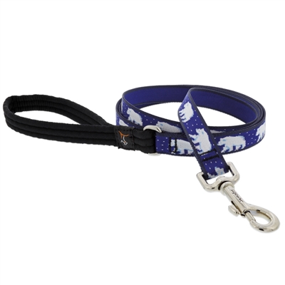 Lupine 3/4" Polar Paws 6' Padded Handle Leash