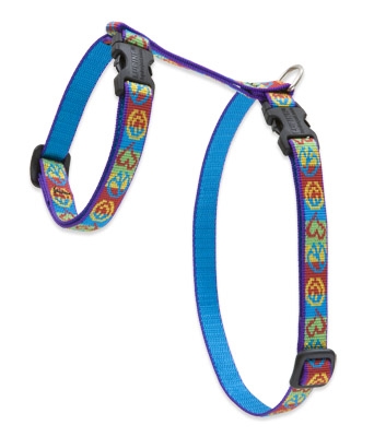 Retired Lupine 1/2" Peace Pup 9-14" H-Style Cat Harness