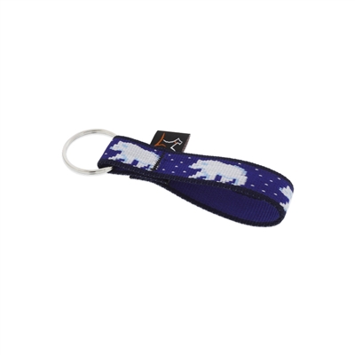 Lupine 3/4" Polar Paws Keychain