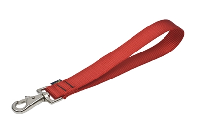 Lupine 1" Red Training Tab - Gate Style Clasp