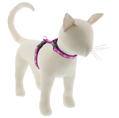 Lupine 1/2" Rose Garden 12-20" H-Style Cat Harness