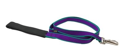 Retired Lupine 3/4" Trimline Solid Purple 4' Padded Handle Leash