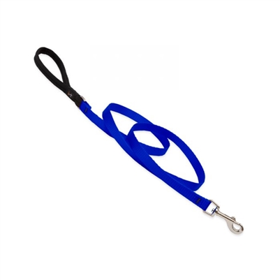 Lupine 1/2" Blue 6' Padded Handle Leash