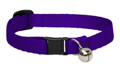 Lupine 1/2" Purple Cat Safety Collar with Bell