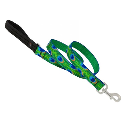 Lupine 1" Tail Feathers 4' Padded Handle Leash