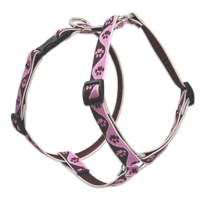 Retired Lupine 3/4" Tickled Pink 14-24" Roman Harness