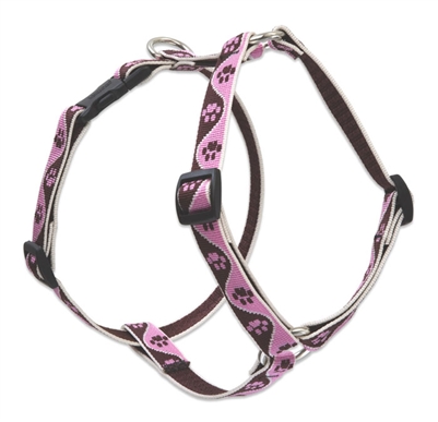 Retired Lupine 3/4" Tickled Pink 20-32" Roman Harness