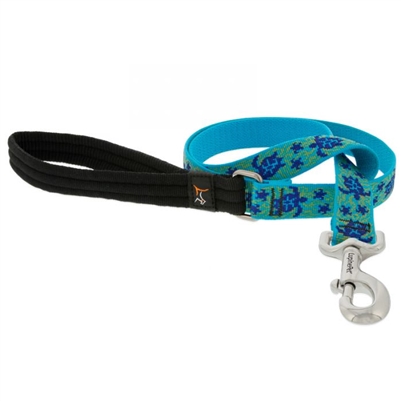 Lupine 1" Turtle Reef 4' Padded Handle Leash